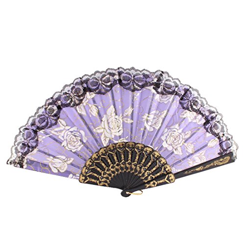 Plastique Motif Rose Frame évider Pliable Évent...