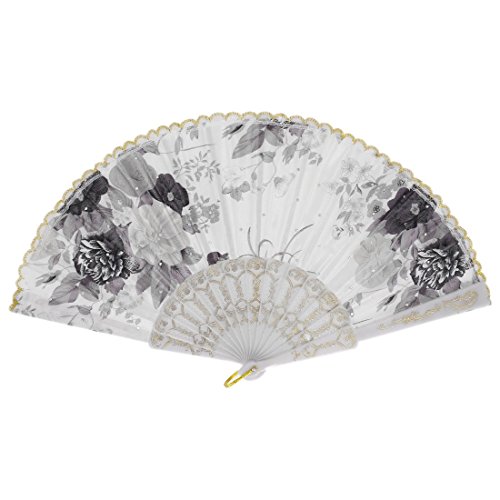 Dentelle Fleur de Soie Imprimer Glittery Decor ...