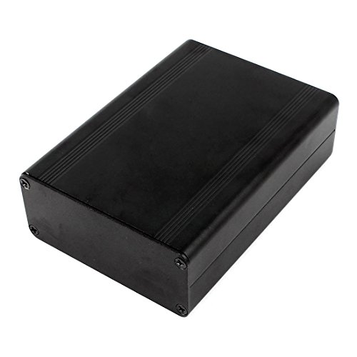 DealMux Case Boîtier électronique Projet Aluminum Box DIY 124mmx88mmx38mm code EAN B01F00V01C 