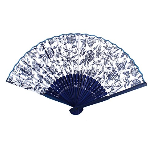 Bamboo Rib Motif papillon Pliable été Éventail ...