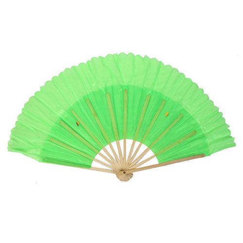 Style chinois Bamboo Parti Tissu main pliant Da...