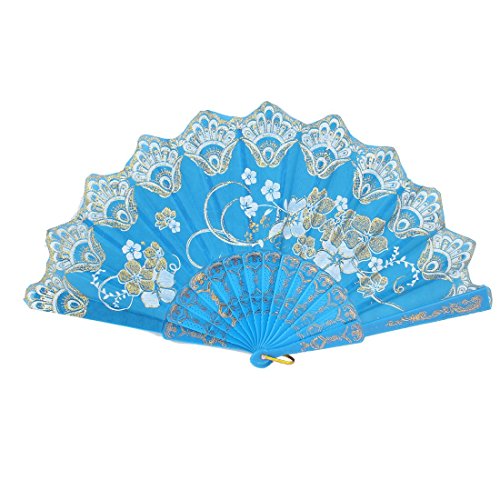 Plastic Rib Glittery Powder Decor Fleur Imprimé...