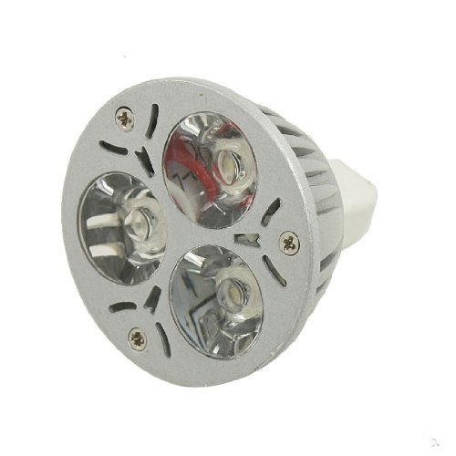DealMux 3W MR16 3x1W LED blanc chaud Lampe Ampoule Spot Downlight 3000K 12V code EAN B01F00VUWQ 
