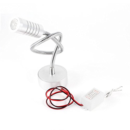 DealMux AC85-265V 1x3W cou flexible LED Spotlight lampe 47cm long White Light code EAN B01F00W232 