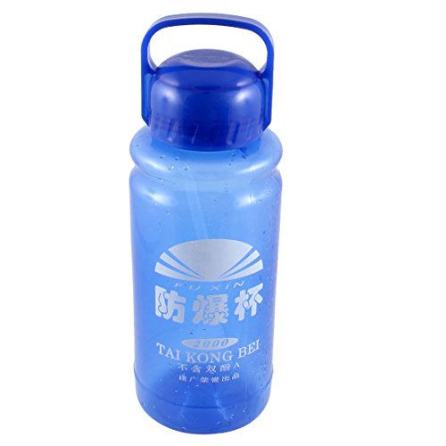 DealMux Cylindre en forme de thé d'eau potable Bouteille Cup 2000ml Clear Blue code EAN B01F00ZPLS 