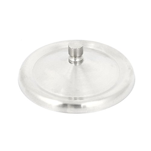 Rondes en acier inoxydable design Airtight Drink Cup Lid Cover ton argent B01F010FD0 DealMux