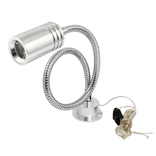 AC 12V 3W base ronde LED cou flexible Spotlight...