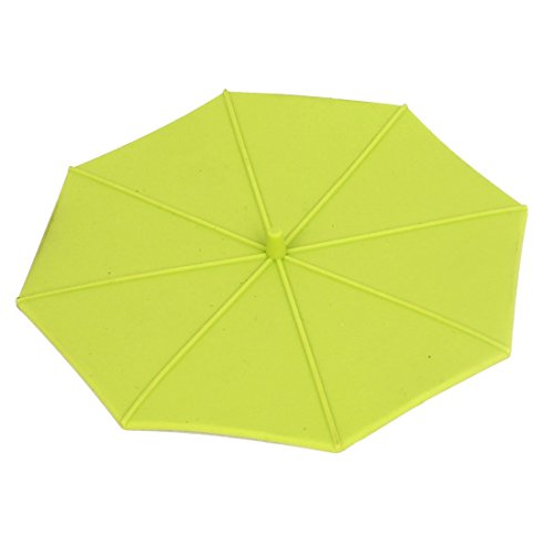 Couverture Coupe Umbrella Silicone Forme Coffe Tea Eau Airtight Cap Vert B01F010P1M DealMux