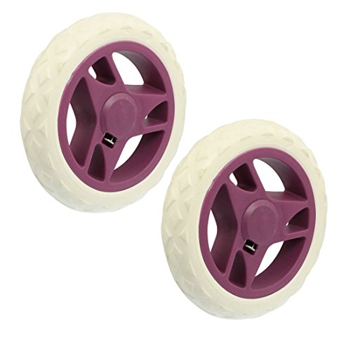 DealMux a12082000ux0119 Caddie Panier Carriage Roues, blanc foncé Fuchsia, 2-Piece code EAN B01F010Z5I 