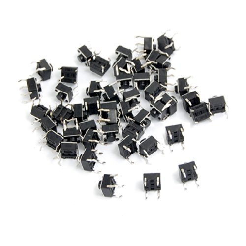 50 Pcs de composants électroniques Momentary co...