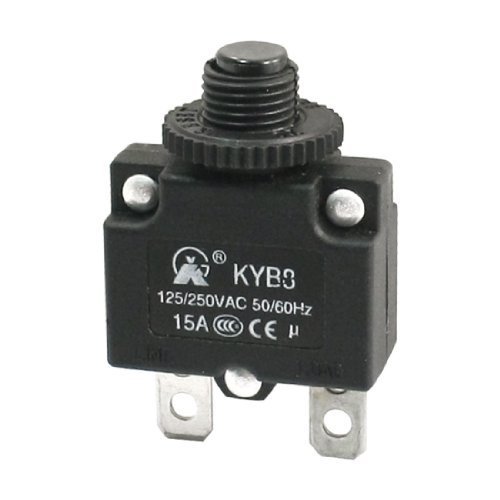 DealMux AC125 / 250V 15A Poussez le bouton Reset Disjoncteur de surcharge Protector, Modèle:, Outils & Quincaillerie code EAN B01F012FPG 