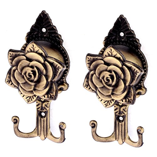 Rideau de fenêtre Rose Forme mur Hanger Crochet...