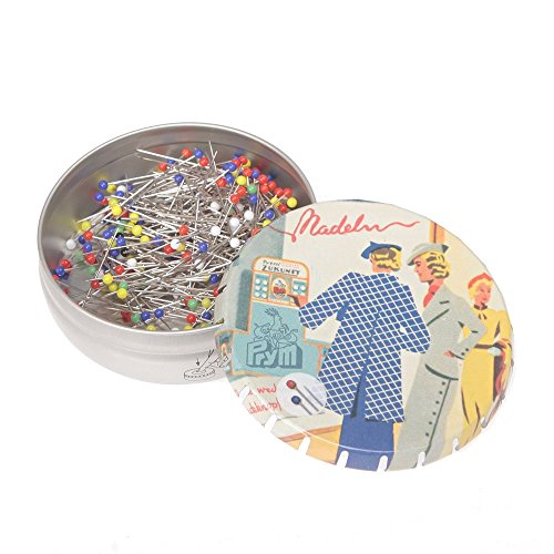 Boîtes épingles couture à piquer tête de verre ...