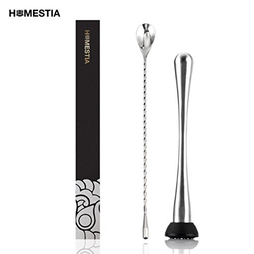 Negro coffret cocktail en inox avec cuillère et...