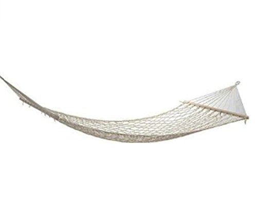 Hamac à barres filet en coton et polyester