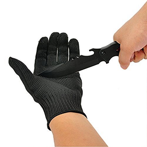 Gants de travail OVOS en fibres d'acier inoxyda...