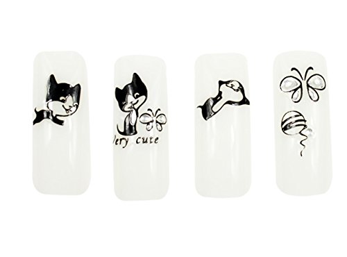 Autocollants nail art stickers 3d autocollants ...