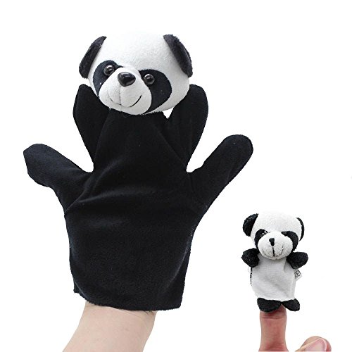 2pcs cartoon biologique jouet marionnette de do...
