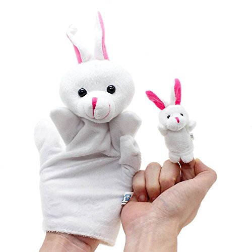 2pcs cartoon biologique jouet marionnette de do...