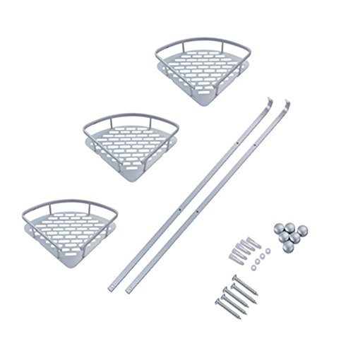 Panier pour étagère murale de salle de bains mu...