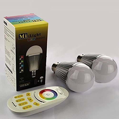 Lighteu, 2 x WiFi Lampe LED Milight Original ®,...