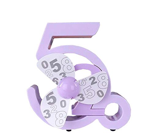 Romantic Violet Creative Table Fan USB Durable ...