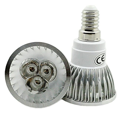 3w 3 leds e14 lampe grow light haute efficacité...