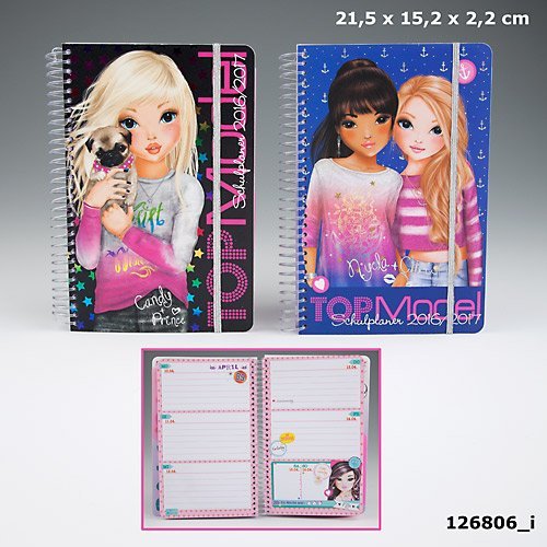 Top Model schulplaner 2016/17 assortis 1 von2 m...