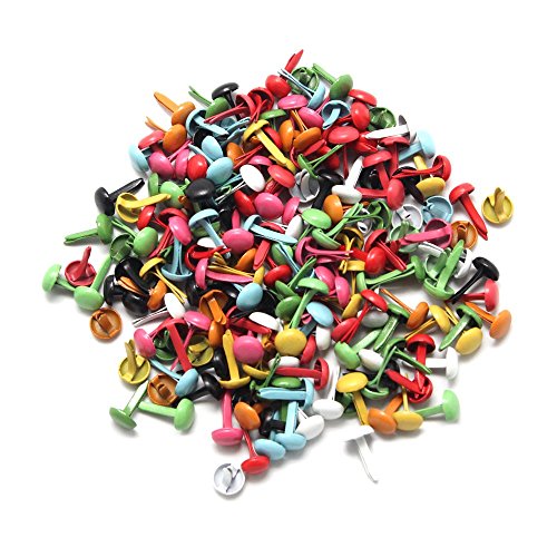200 x 4,5 mm mini attaches parisiennes multicol...