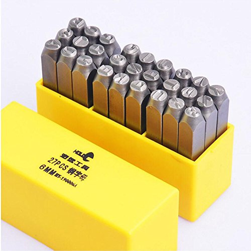 Stamp 27PC 5mm Steel Letter punch outil en méta...