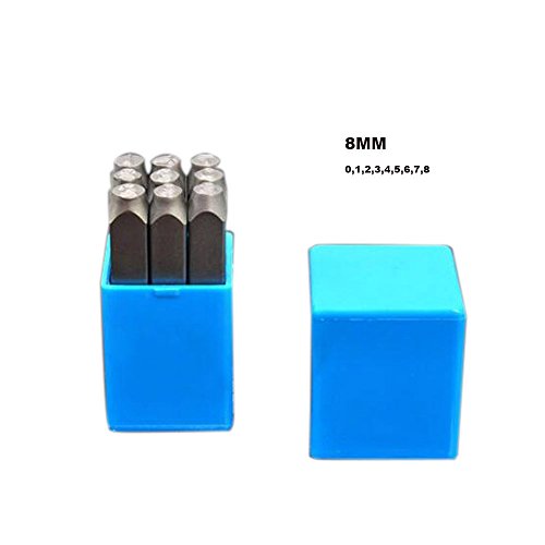 A ~ Z Nombre Lettre 0 ~ 8 Symboles Stamp Poinçon Outil de sécurité en métal Marquage Bits Kits B01G1WIW0U logas