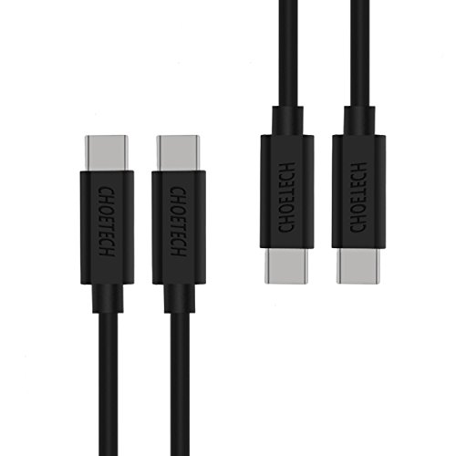 CHOETECH 1m cable usb c vers usb c, lot de 2, cable usb type c pour ipad pro, htc 10, nexus 5x / nexus 6p, lumia 950xl / lumia 950, lg g5 et autres appareils qui supportent type-c (1m) code EAN B01G38YW5Q 