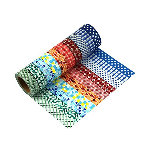 10 rouleaux Washi Tape Masking tape - LATH.PIN ...