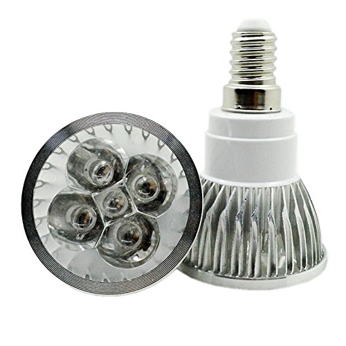 5w 5 leds e14 lampe grow light haute efficacité...