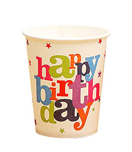 Birthday Party Cartoon Child Drink Cups Party P...