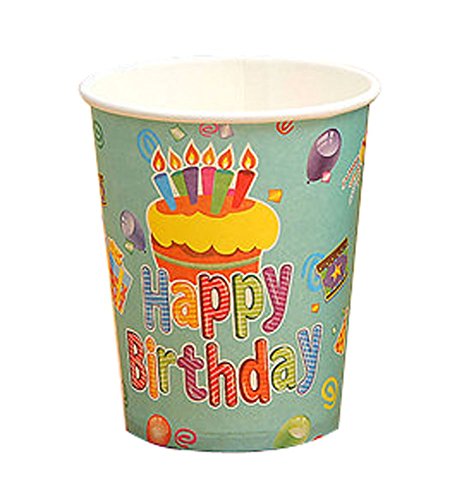 Birthday Party Pieces enfant 15 Drink Cups Part...