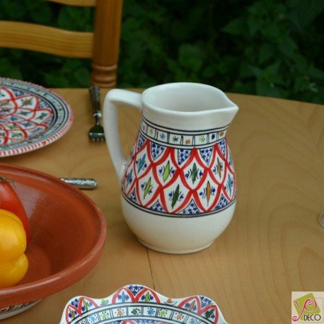 Cruche à eau Jileni rouge