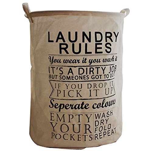 Blanc Durable Linen Style rétro étanche panier ...