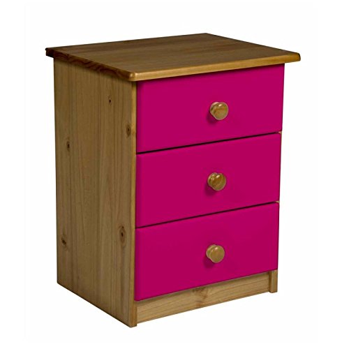 - table de chevet 3 tiroirs 