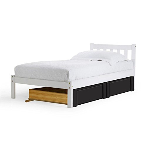 Paris Prix - tiroir de lit enfant "siena" 190cm graphite & naturel code EAN B01GSEBNVG 