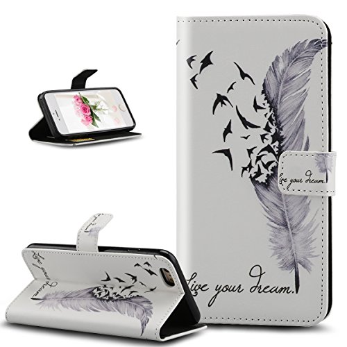 Coque iPhone 6,Coque iPhone 6S, Etui iPhone 6 / 6S, ikasus® Coque iPhone 6 / 6S Bookstyle Étui Housse en Cuir Case, Coloré Lettres Relief Etui Housse Cuir PU Portefeuille Folio Flip Case Cover Wallet Coque Protection Étui avec Flex Soft Silicone TPU et Fonction Support Fermeture Aimantée Carte de crédit Logement Poches Case Coque Housse Étui pour Apple iPhone 6/6S (4.7 pouces) - Oiseaux de plumes grises B01H6YLFVA ikasus Coque iPhone 6,Coque iPhone 6S, Etui iPhone 6 / 6S, ikasus® Coque iPhone 6 / 6S Bookstyle Étui Housse en Cuir Case, Coloré Lettres Relief Etui Housse Cuir PU Portefeuille Folio Flip Case Cover Wallet Coque Protection Étui avec Flex Soft Silicone TPU et Fonction Support Fermeture Aimantée Carte de crédit Logement Poches Case Coque Housse Étui pour Apple iPhone 6/6S (4.7 pouces) - Oiseaux de plumes grises B01H6YLFVA ikasus