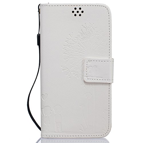 Cozy Hut Samsung Galaxy S6 Edge Case,Cozy Hut [ NEW Style ] Lovers pissenlit Portefeuille PU Cuir With Stand Magnétique Flip Coque Étui Cover Pour Samsung Galaxy S6 Edge - blanc code EAN B01H8O9YNE 