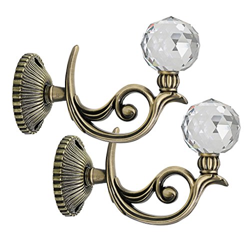 btsky 1 Paire en verre boule fenêtre rideau Vêt...