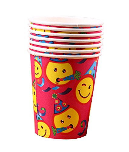 Set Of 10 Sourire Birthday Party visage enfants...