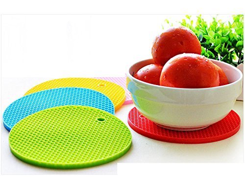 dapenk En silicone support de pot, tapis de dessous de plat chaud, de silicone, résistant à la chaleur dessous de verres code EAN B01HDFSW7C 