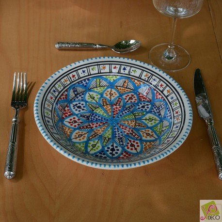 Lot de 6 assiettes creuses Jileni Royal - Diam ...