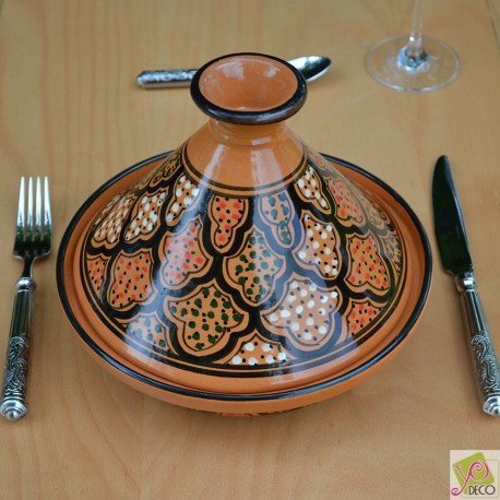 Tajine Medina miel - Diam 23 cm bombé