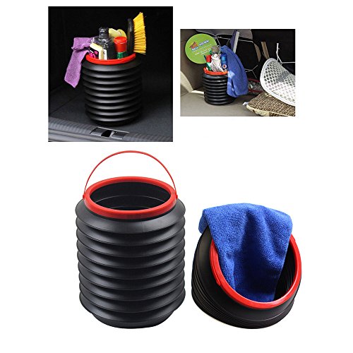 4L Pliable voiture poubelle Poubelle stockage C...