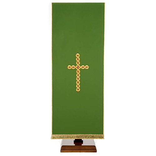 Voile de lutrin croix tortillon, Vert