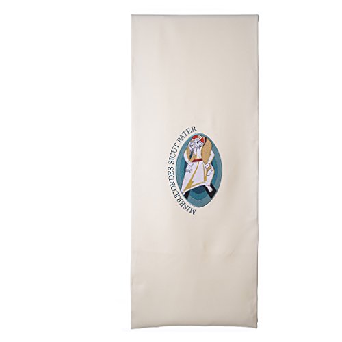 Voile lutrin Jubilé LATIN broderie directe poly...